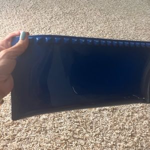 Carmen Sol Jelly clutch NEW - electric blue. Never used in my smoke free home